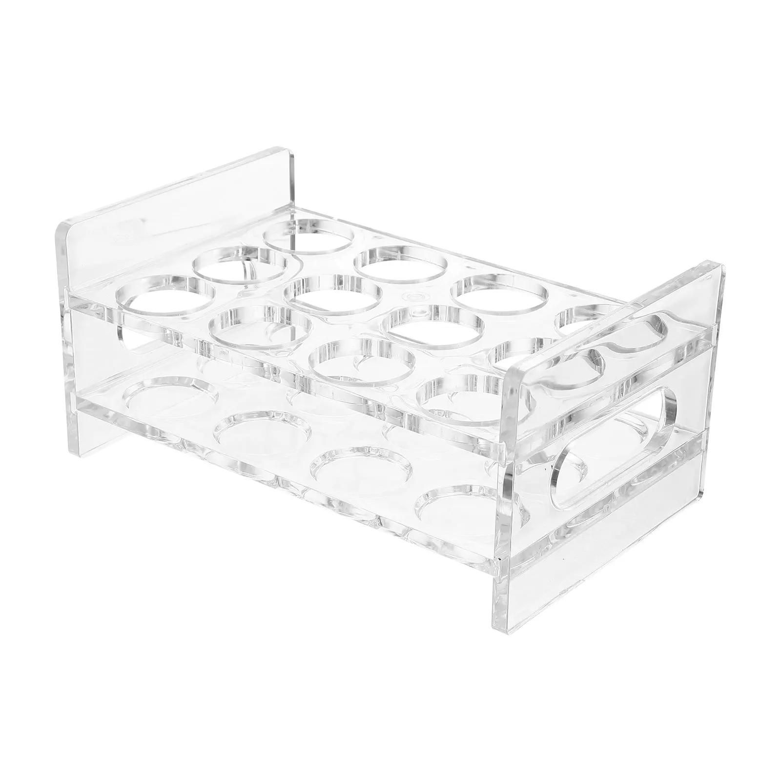 

Acrylic Multi-hole Glass Holder Shot Glass Server Transparent Bar Accessories Easy Clean Compact Storage Solution