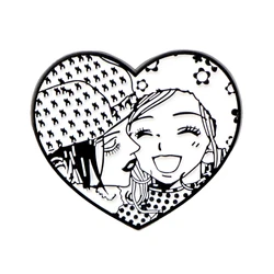 Classic Anime Oosaki Nana Lapel Pins for Backpack Women's Brooches for Clothing Manga Enamel Pin Metal Badges Decorations