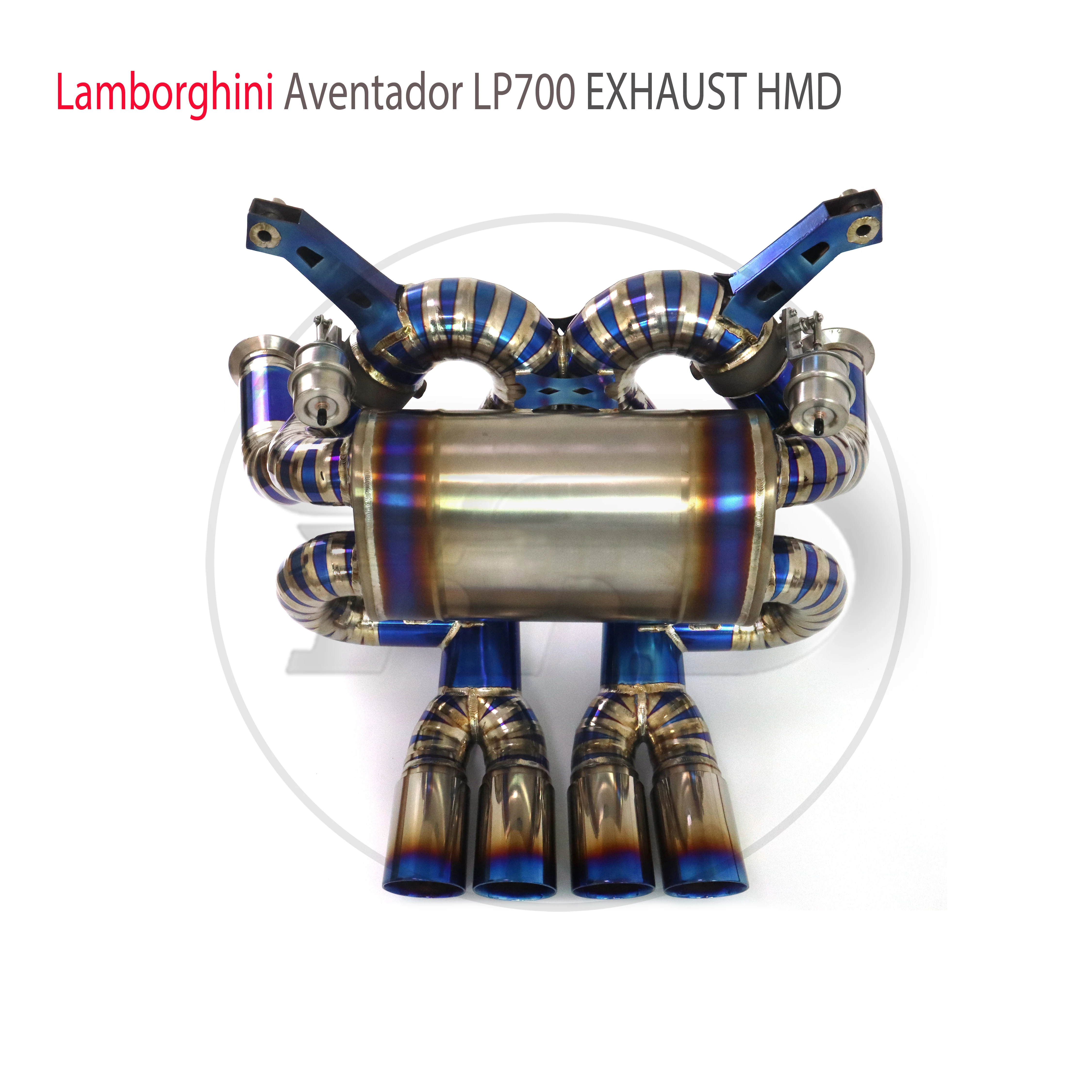 HMD Titanium Alloy Exhaust System Performance Catback for Lamborghini Aventador LP700  Auto Modification Valve Muffler