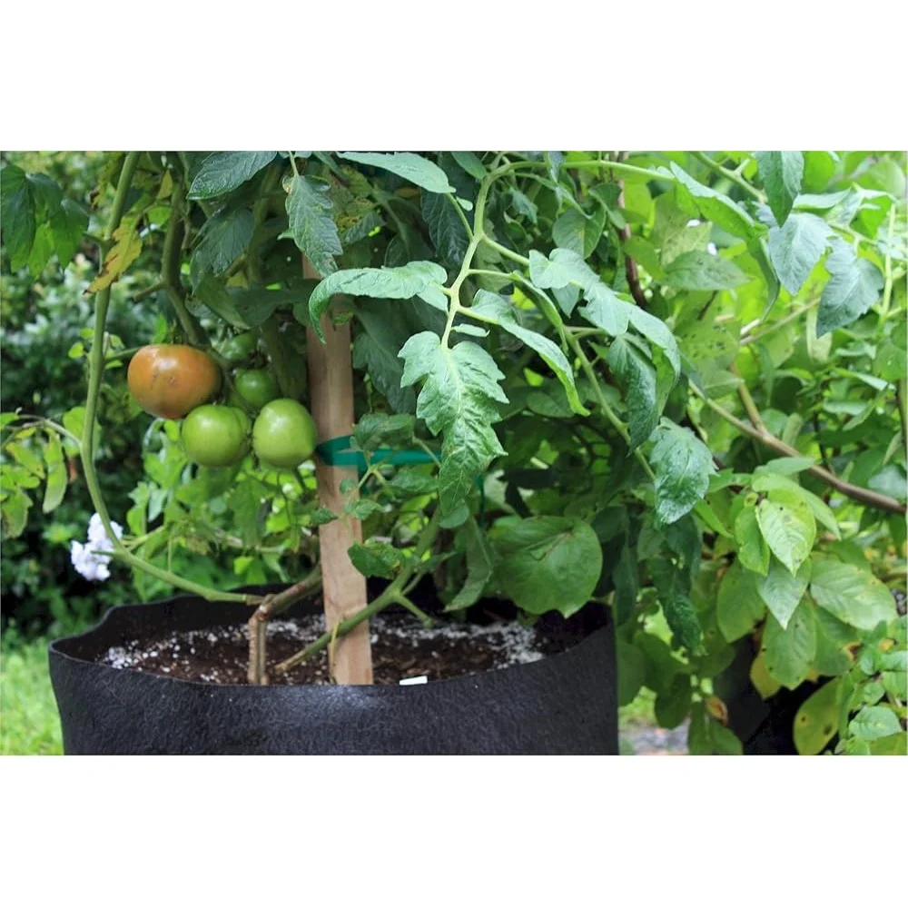 15 Gallon Soft-Sided Aeration Fabric Planter Container with Strap Handles Enhanced Root Growth and Vigorous Plants