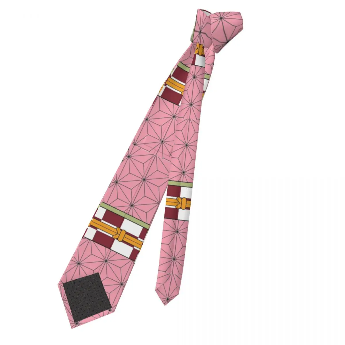 Demon Slayer Nezuko Kamado Unisex Necktie Fashion Polyester 8 cm Classic Neck Ties for Mens Shirt Accessories Gravatas Gift