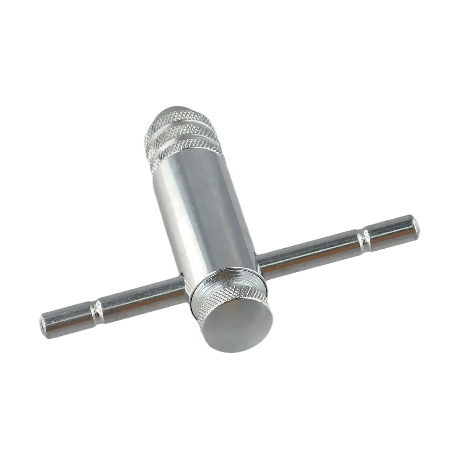 Steel Adjustable T Handle Ratchet Tap Wrench For M3 To M8 Metric Threading Work With 5pcs Machine Screw Tap Set