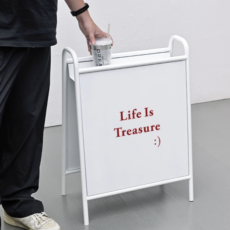 

Design of creative storage tray for custom-made vertical billboard display at the door Outdoor floor-to-ceiling metal signboard