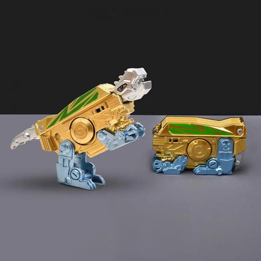 Transforming Spinner Toy Mechanical Gyro Robot Wolf Dinosaur Leopard Spinner Fidget Toy for Kids Portable Stress Relief