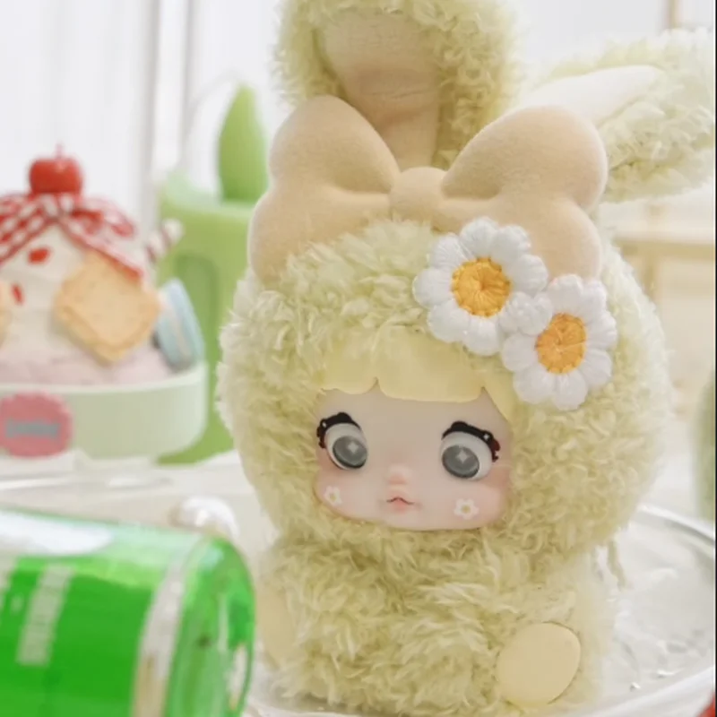 Véritable Nommi bébé-chérie lapin série V8 vinyle visage aveugle boîte mignon Anime figurines pendentif en peluche poupée recueillir modèle jouets cadeau
