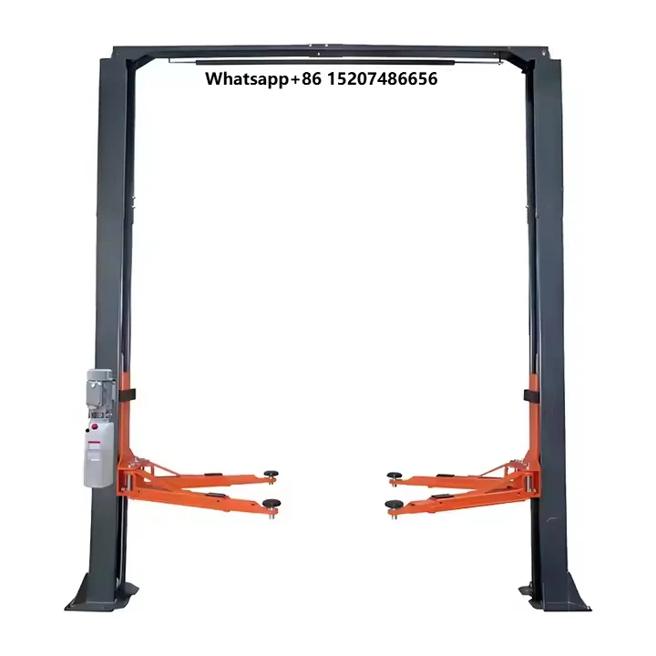 Two Post Car Lift with Electric Motor 4.5Ton Hydraulic Car Lift with 2 Post for Workshop Two Post Electric Motor Lift