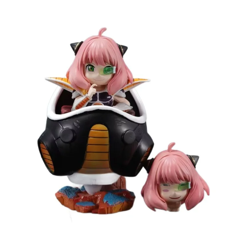 SPY×FAMILY Anya Forger als Dragon Ball Frieza Anime Actionfigur Spielzeug 16CM