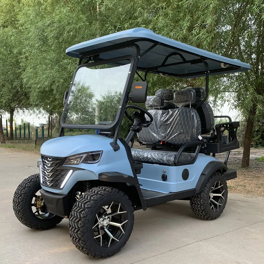 2024 New Model Style 350cc Petrol Engine Car For Sale Touring Adult Fuel Golf Cart With Cargo Bo