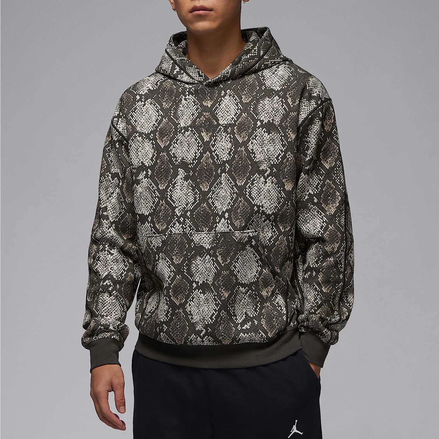 

Nike Authentic JORDAN Men's Print Knit Fashion Hoodie HF9895-133
