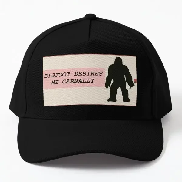 

Bigfoot Desires Me Carnally Бампер Бейсбольная кепка Шляпа Капот Casquette Fish Открытый Женщины Мальчики Сплошной цвет Черный Спорт
