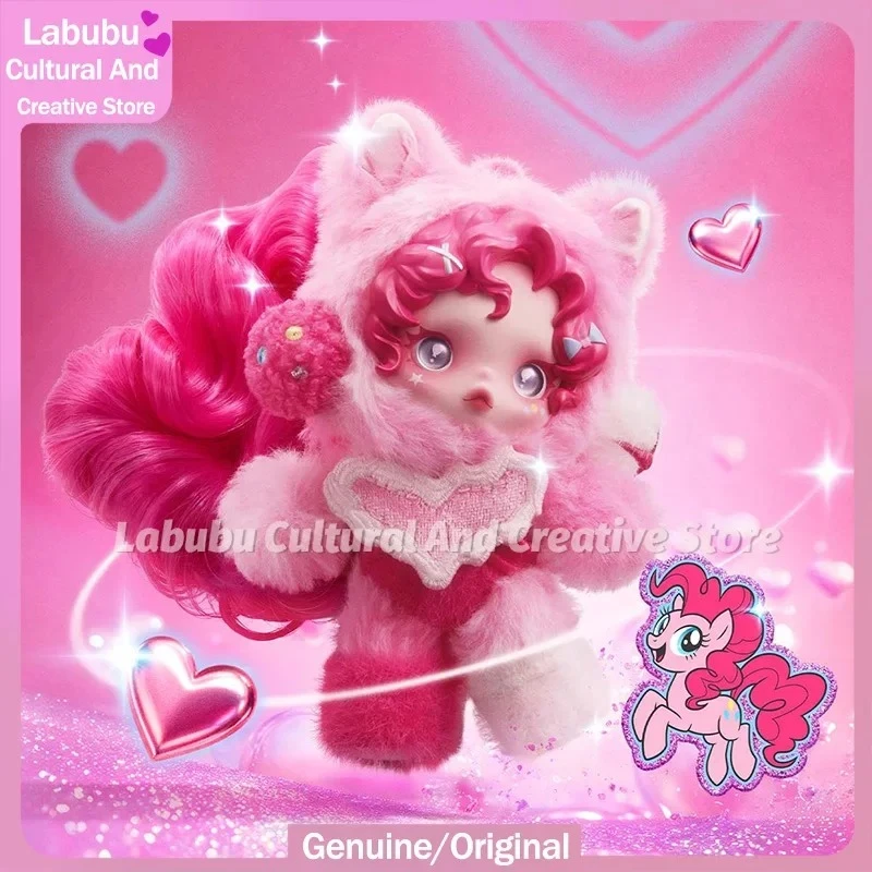 POP MART Original Nova Série SKULLPANDA x My Little Pony Pingente