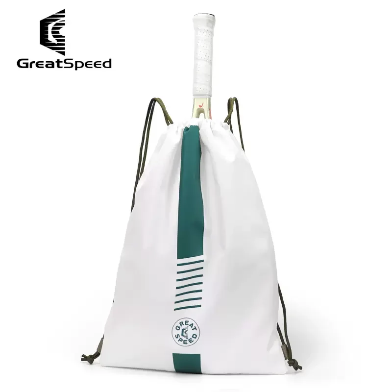 2022 New Greatspeed Drawstring Sports Backpack for 1- 2 Rackets Sneakers Outdoor Badminton Gym Fitness Tennis Bag