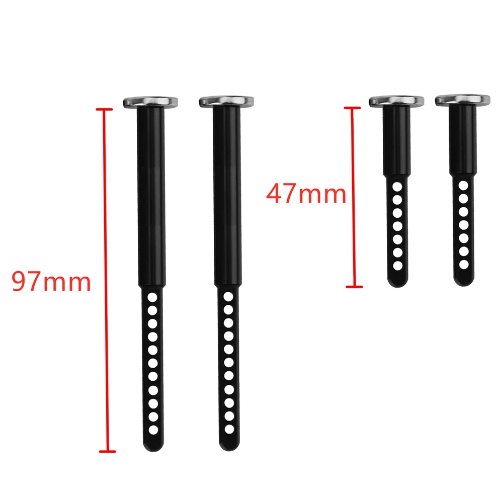 Metal Front and Rear Extended Body Post Mounts Shell Column with  net for 1/10 RC Crawler Car Axial SCX10 II 90046