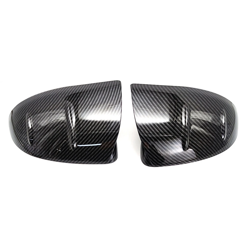 

Car Carbon Fiber Rearview Mirror Cover Trim Frame Side Mirror Caps Replacement for Benz C S Class W206 W223 2021 2022