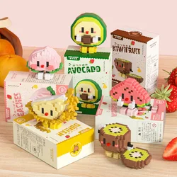 Delicious Food Assemble Building Blocks Cute Various Cartoon Food Image Building blocks Assemble Toys Kids Birthday Gifts