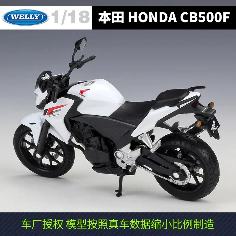 Welly 1:18 Honda 2014 Honda Cb500f Cb500 f Model Motorcycle With Base Toy Gift Collection Accessories