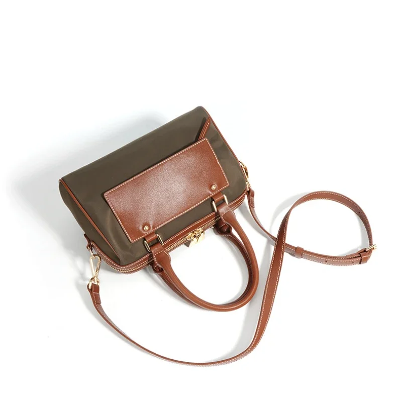 Jonlily-Bolso de hombro Oxford de piel auténtica para mujer, bandolera de mano, bolso de día, monedero para axilas, KG1698