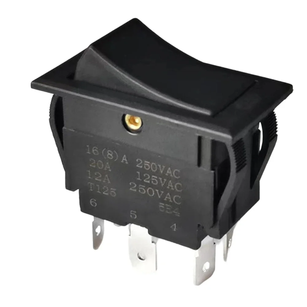 1pc 125/250VAC On/Off Car Dishwasher For Toggle Switch 4-pin/6-pin Rocker Switch For For Household Appliances