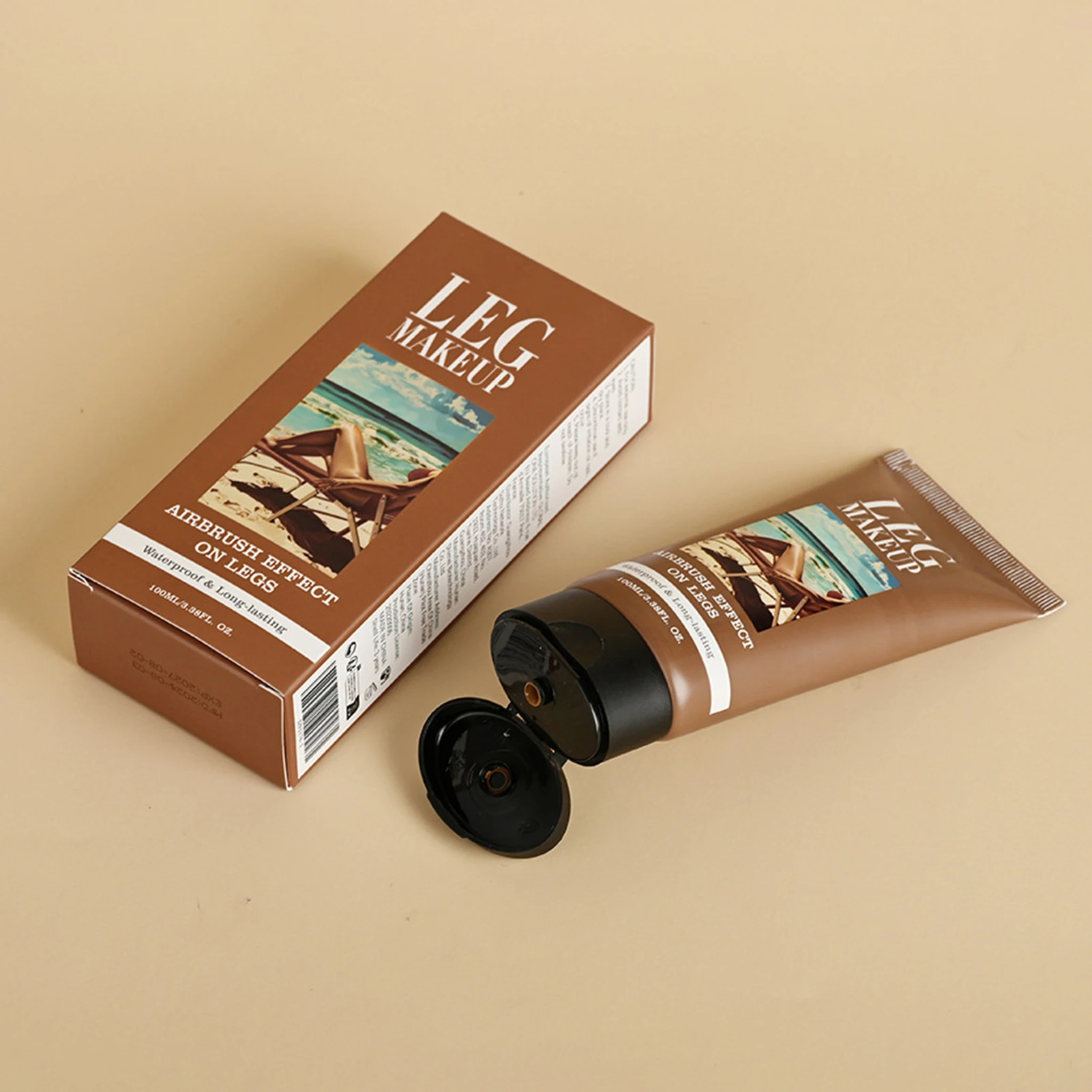 100ml Self Tanning Lotion for Leg Legs Makeup Waterproof Concealer Body Bronzer Lotion Suitable for All Skin Tones
