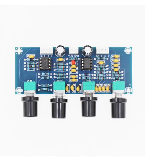 لوحة مضخم رقمي XH-A901 لوحة نغمة مطابقة لوحة نغمة تيار مستمر لوحة ضبط تعديل التردد العالي والمنخفض لوحة أمامية #5