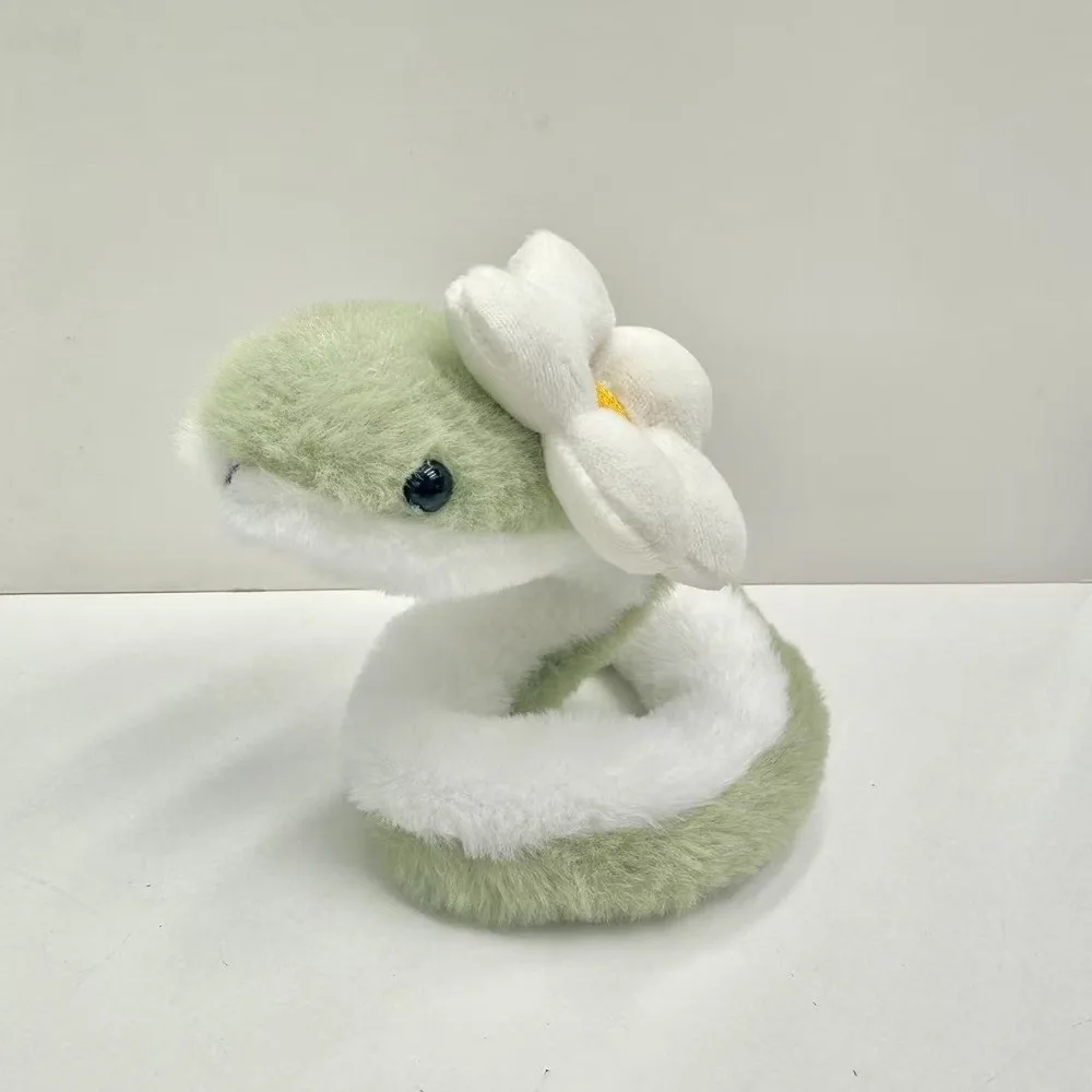Cute Cartoon Snake Soft Fluffy Snake Shaped Animal Kawaii Soft Snake Animal Year Snake