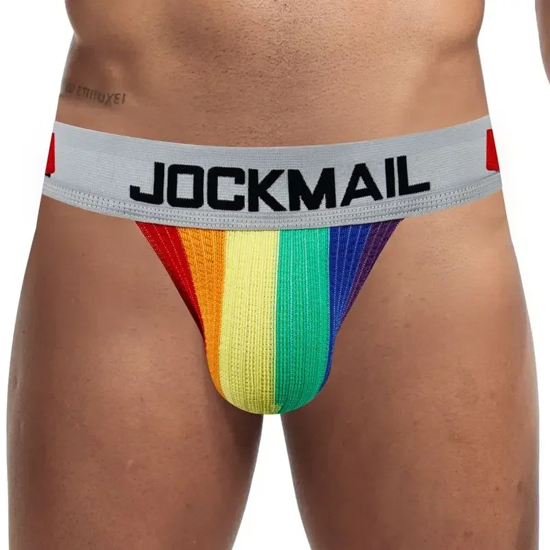 Men Briefs Sexy Jockstrap Thong Soft Athletic Supporters Men Sport Gay Underwear Jockstrap Athletic Jocks Pouch Cuecas Man