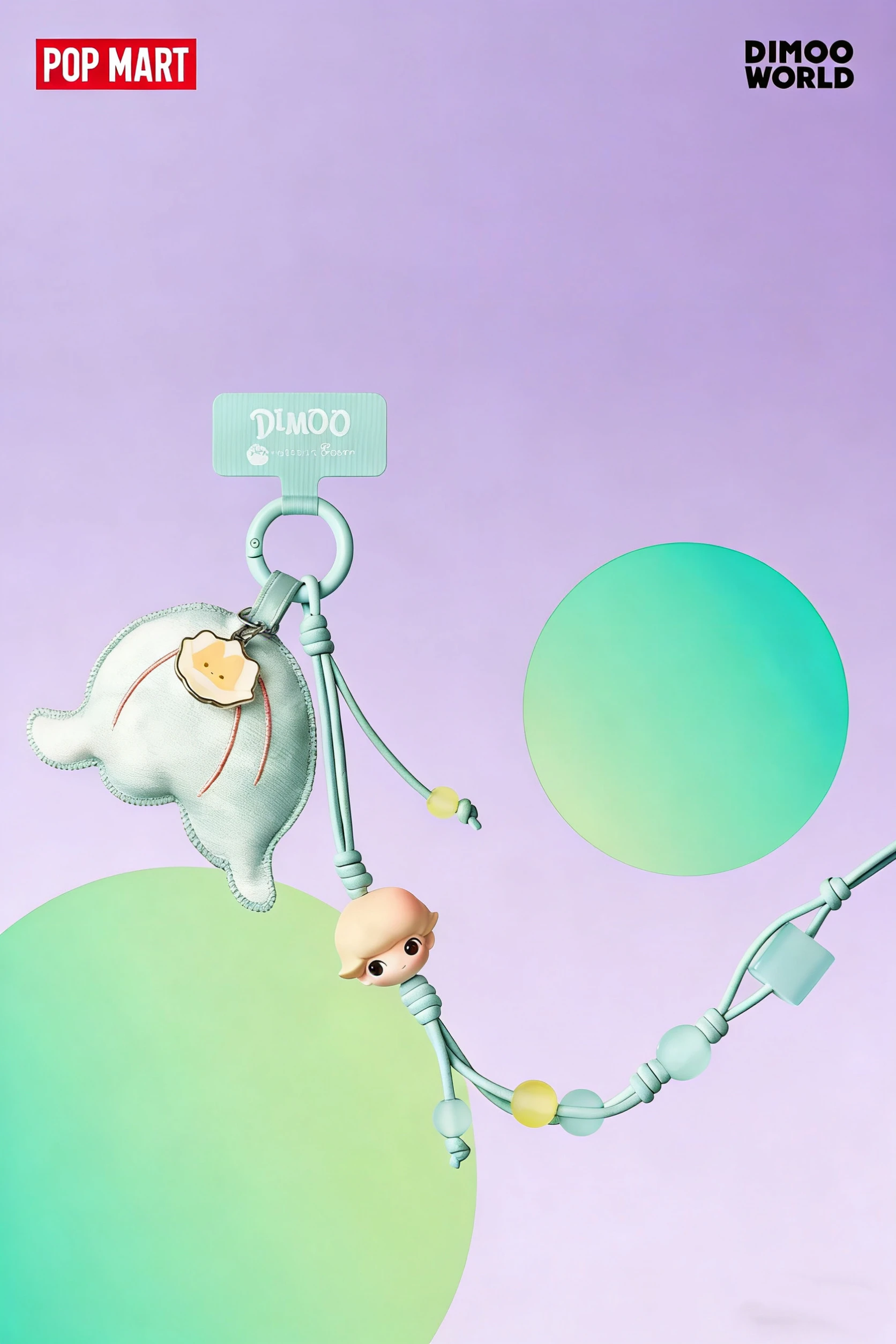 

POP MART DIMOO 'Moments in Bloom' Series Blind Box Guess Bag Pendant Charm Mystery Toy Figurine Home Ornament