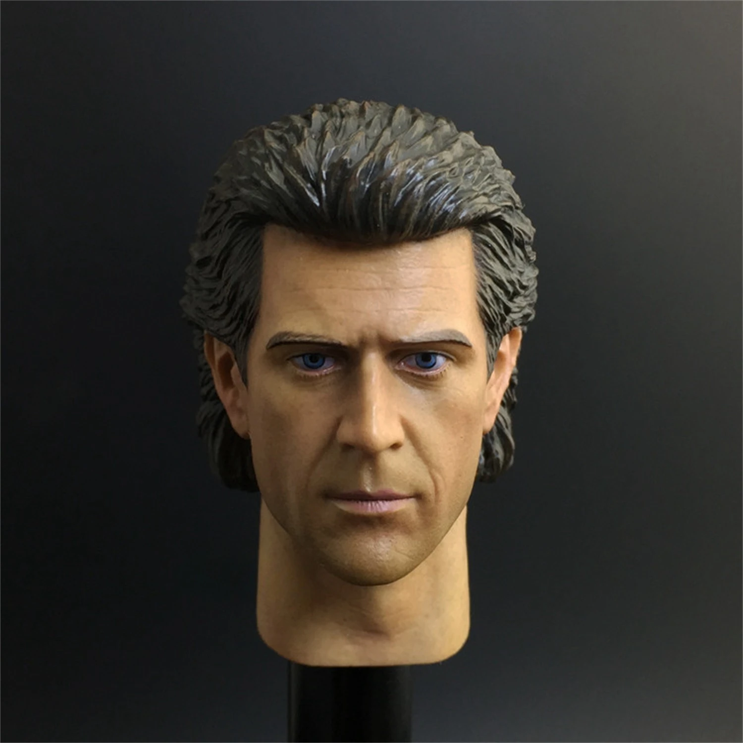 1/6 William Wallace Mel Gibson Head Sculpt PVC Head Model Toys Fit 12in TBLeague Muscle Action Figure Toy