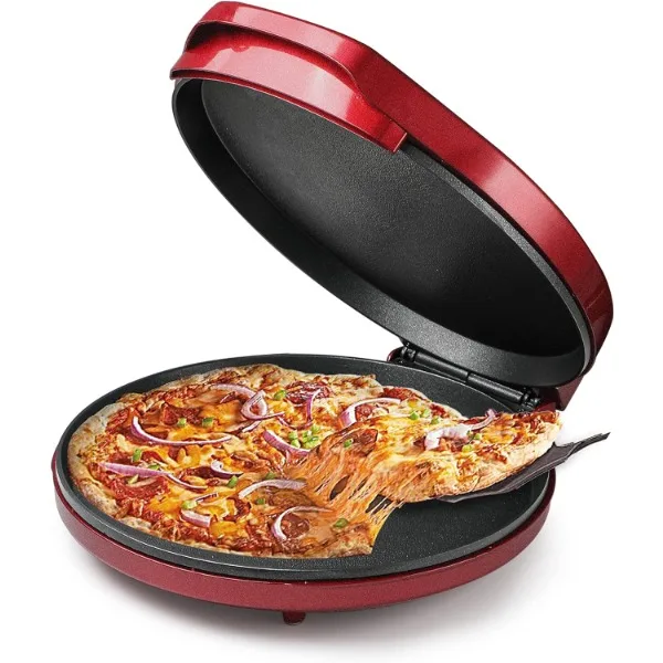 Commercial Chef CHQP12R 12 inch Countertop Pizza Maker