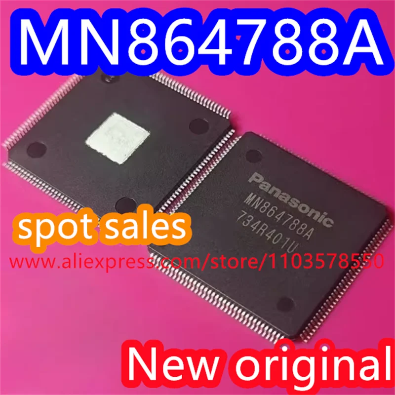 

1PCS 100% Brand new original MN864788A MNB64788A packaged QFP-144 image processing LSI processing IC chip