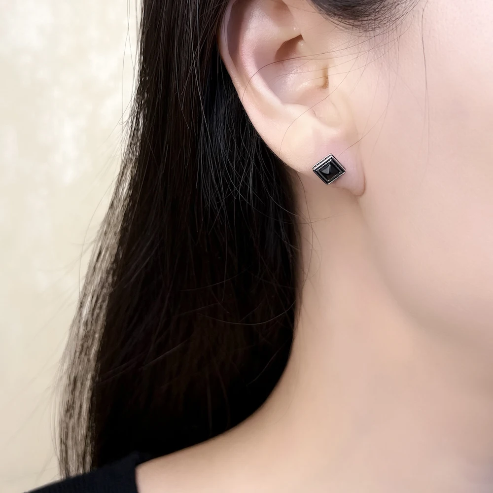 Ohrstecker Afrika Herbst Neues ethnisches 925er Sterlingsilber Feiner Schmuck für Frauen Geschenk – Detail 4