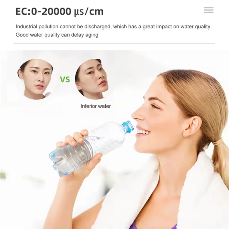 

-A41U 10 в 1 цифровой pH-метр для тестирования качества воды 10 в 1 профессиональный тестер монитора качества воды Fordwinking Water Aquariums