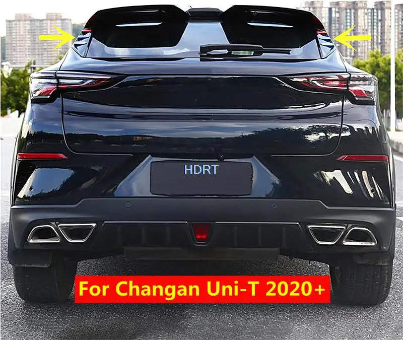 

Автомобильный задний спойлер, отделка для Changan Uni-T UniT 2020 2021 2022, аксессуары, внешний стиль, украшение, задняя сторона, запасные части