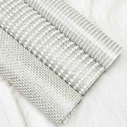 Pretty Pearl Diamond Sheet Sticker,24*40Cm Self Adhesive Crystal Rhinestone Ribbon Mesh Roll Diy Clothes Applique For Craft Gift