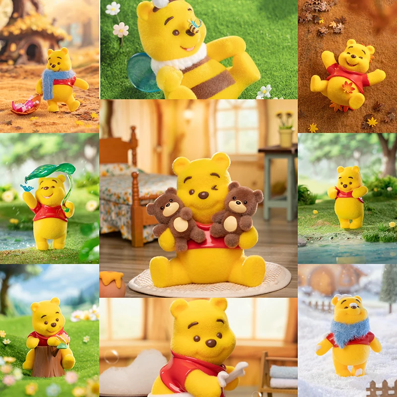 

Новинка в наличии, серия Винни-Пух, счастливая час, слепая коробка, украшение ручной работы, подарок для девочек, игрушки