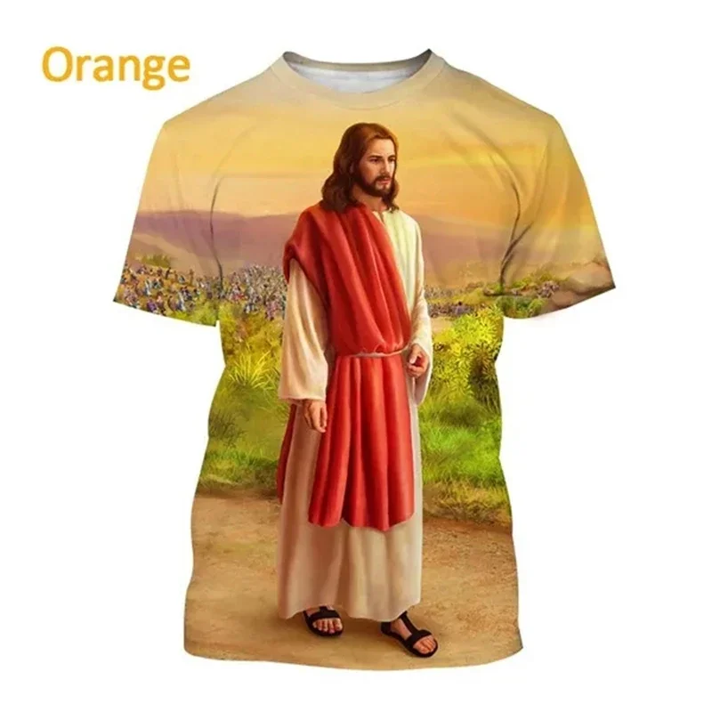 Summer Fashion Jesus Pattern Men Women Hot Short Sleeve Jesus Love Every Christian 3D Printing T-shirt Casual Tshirt Ropa Hombre