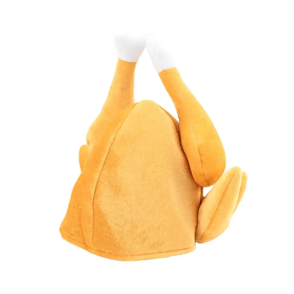 Soft Funny Roasted Festival Costume Caps Turkey Hat Thanksgiving Day