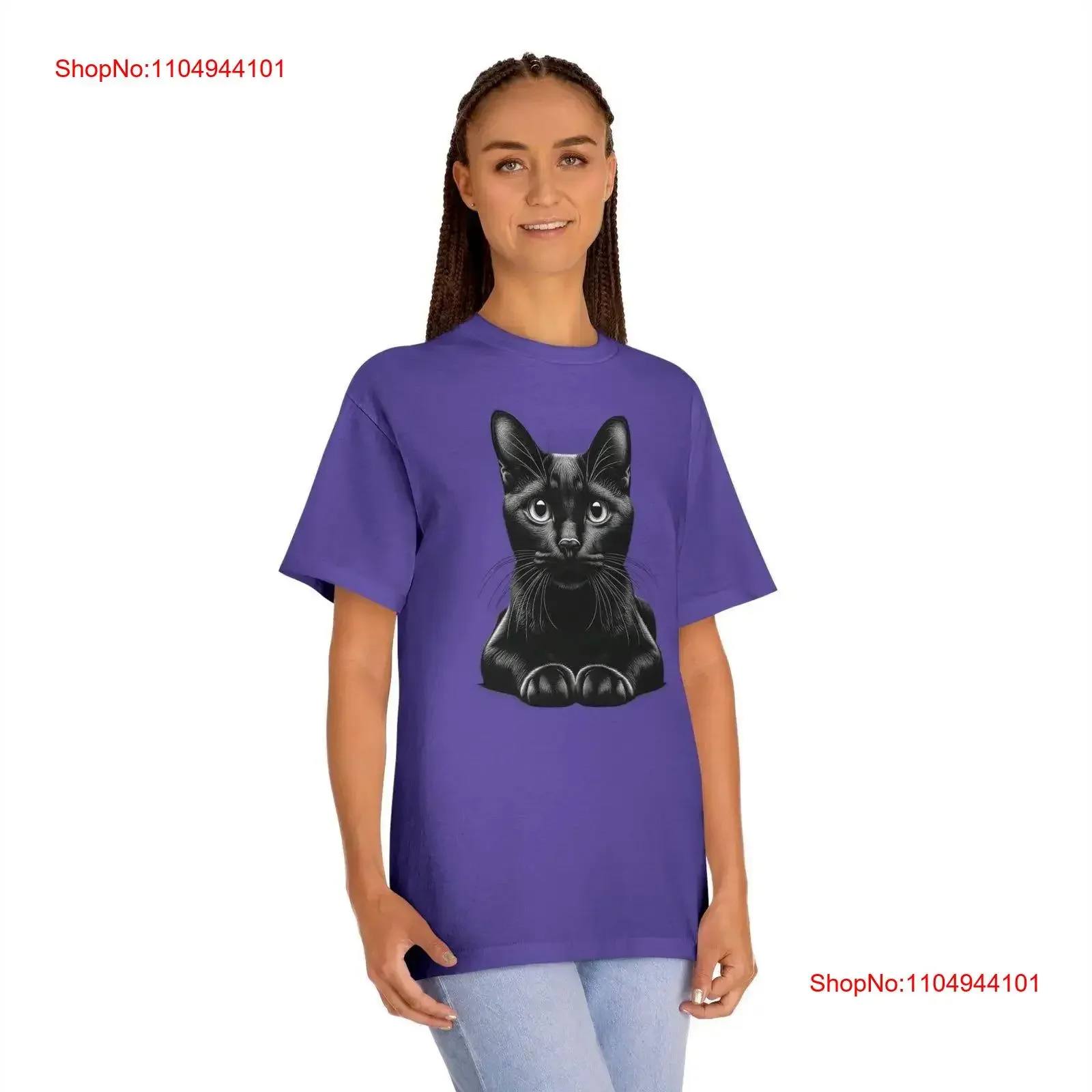 القط القطن تي شيرت 29 3 1 خمر غسلها الرسم أزياء للجنسين أنيق مريح أوم أعلى لارتداء اليومي لينة قليلا