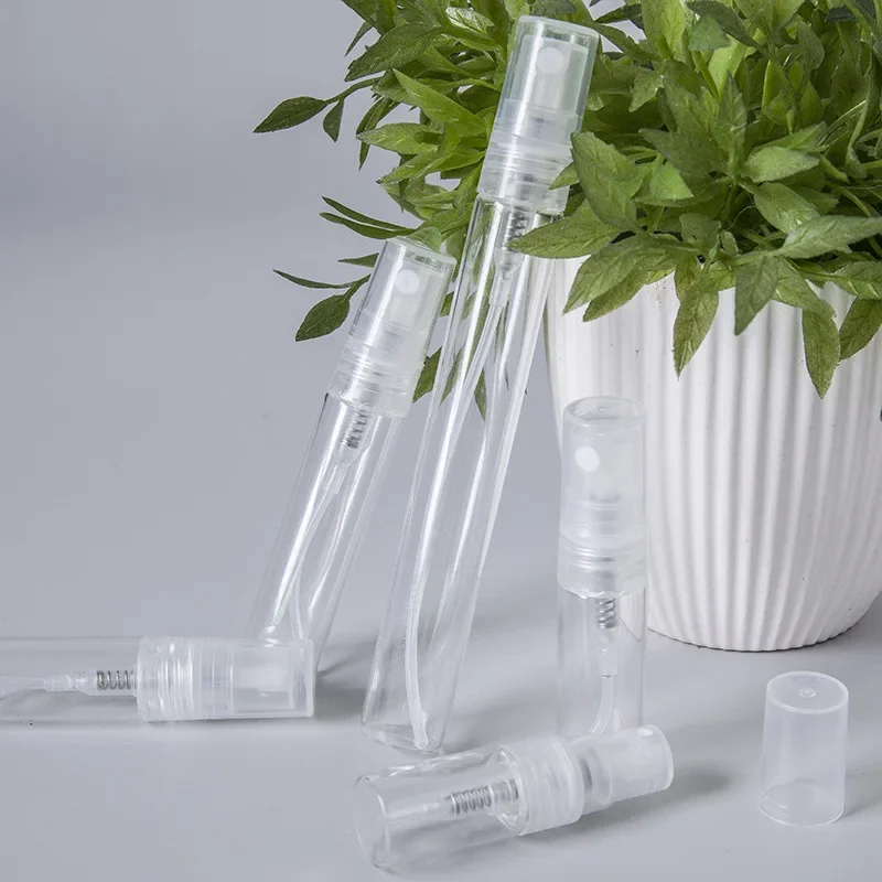 8pcs/lot 2ml 3ml 5ml 10ml mini Protable glass spray perfume bottle, small Refillable sample perfume atomizer bottles