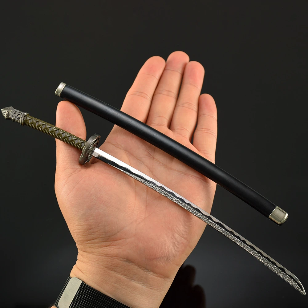 26cm Moonveil Katana Eldenn Magma Wyrm ER Game Metal Weapon Hand of Malenia Replica Model Accessory Collectible Decoration Ring