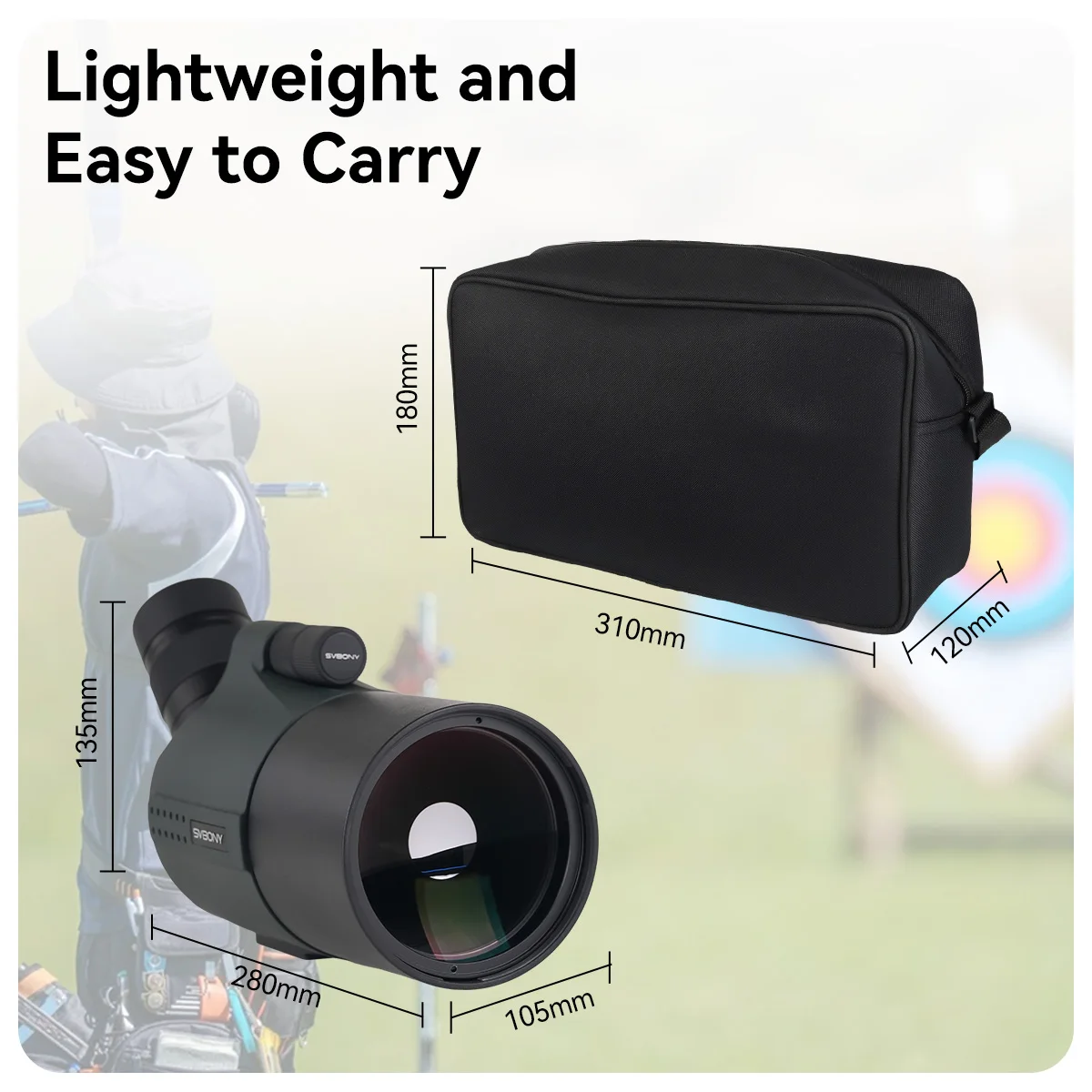 Svbony SV41Pro 28-84x80 Mak Teleskop-Spektiv mit Finder oder Kamera. Leistungsstarke wasserdichte FMC-Camp-Ausrüstung für die Sternenbeobachtung – Detail 21