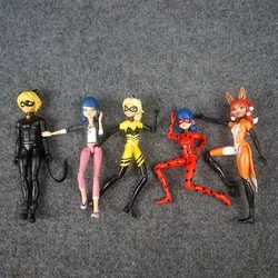 Miraculous Ladybug Cat Noir Action Figure Joints Movable Marinette Collection Model Toy Anime Dolls Decoration Kids Gifts