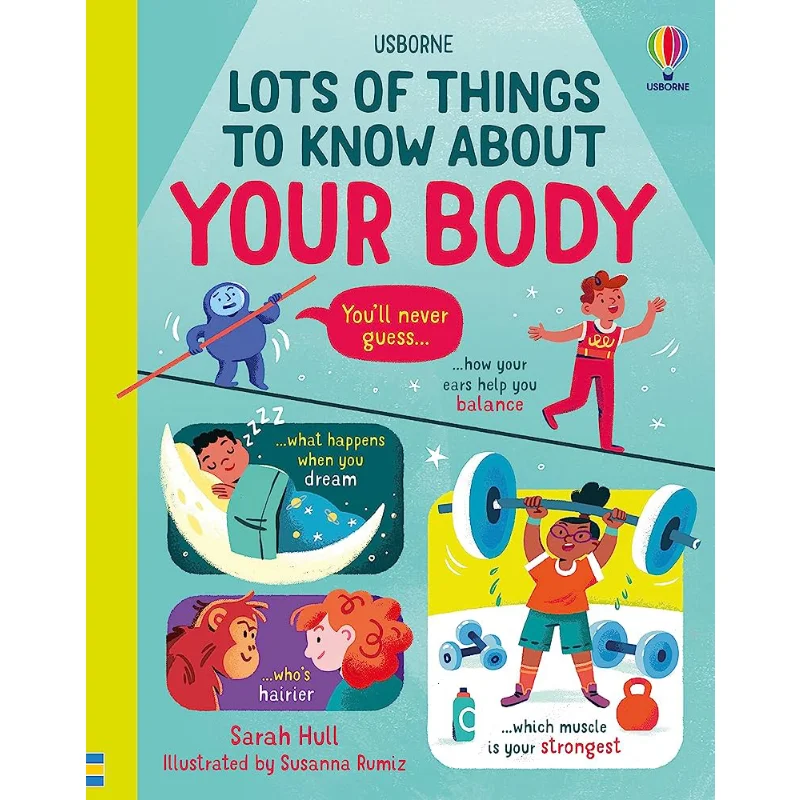 

Много вещей знают о вашем теле. Сара Халл. Издательство Usborne 9781474998161. Книга.