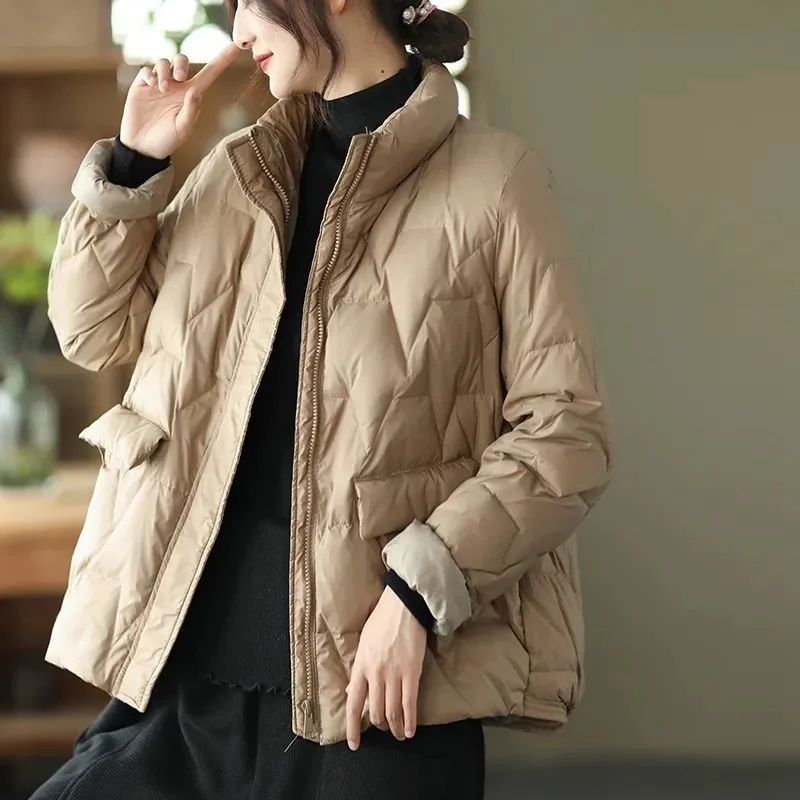 2023 Winter New Lightweight Cotton Coat Women Short Winter Warm Cotton Coat Jacket Women Coat Women Winter Jacket