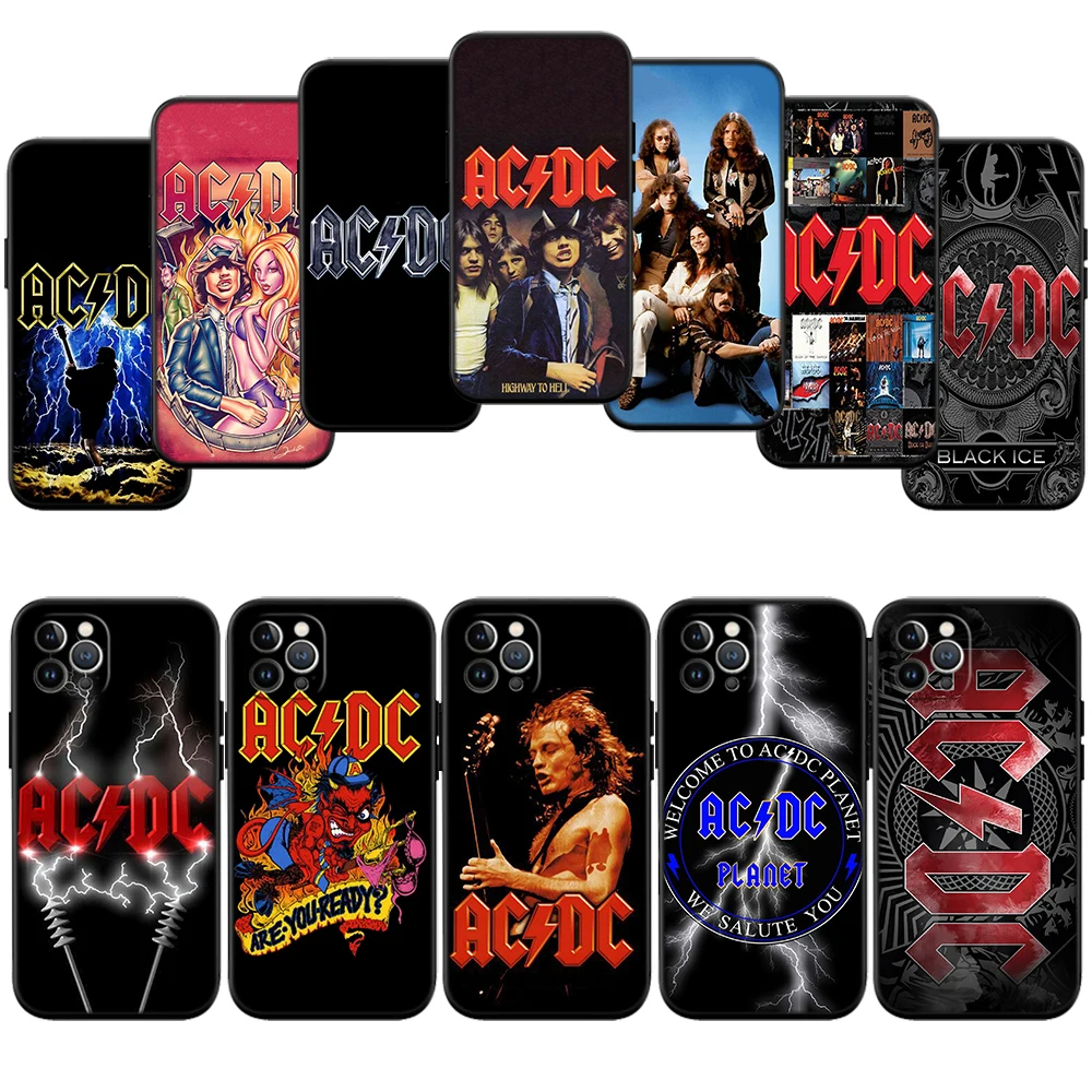 QE1 A-acdc Phone Case for Samsung Galaxy A11 A12 A13 A15 A52S A53 A55 A56 A70 A71 A72 A73 F06 F16 F56 S10 Plus S10e