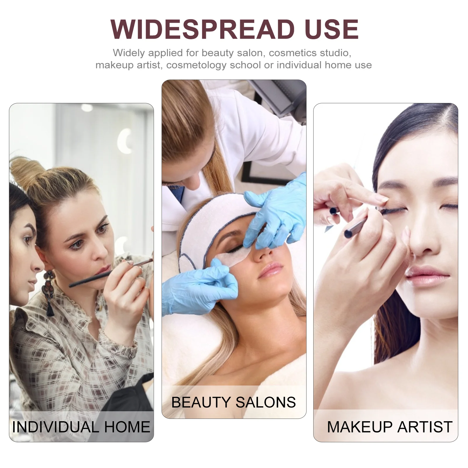 400 szt. płatków kosmetycznych do usuwania rzęs, wysokiej jakości, wytrzymałe, lekkie, do salonów kosmetycznych, dla wizażystów, do szkół kosmetycznych, do użytku domowego, na prezenty