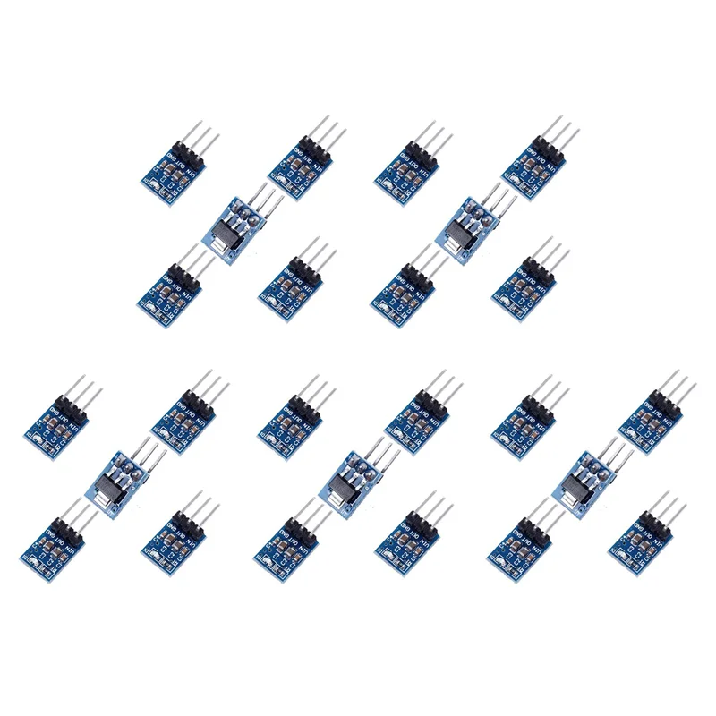 A45U AMS1117-3.3 DC Voltage Regulator Step Down Power Supply Module 4.75V-12V To 3.3V 800Ma (Pack Of 25)