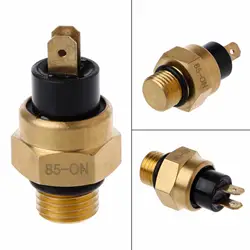 Automotive Radiator Engine Cooling Fan Accessories Brass Water Temperature Sensor Thermo Fan Switch for Husberg 4 Stroke