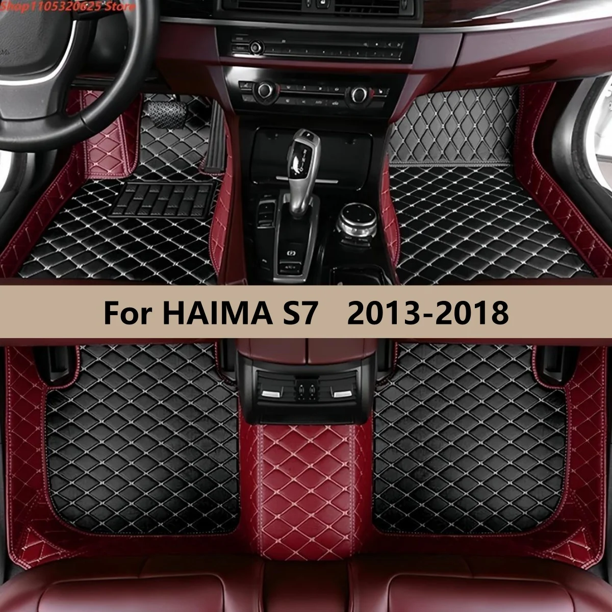 

Car Floor Mats Fit For HAIMA S7 2013 2014 2015 2016 2017 2018 Auto Front & Rear Row Full Set Carpet Pads Foot Matts Rugs