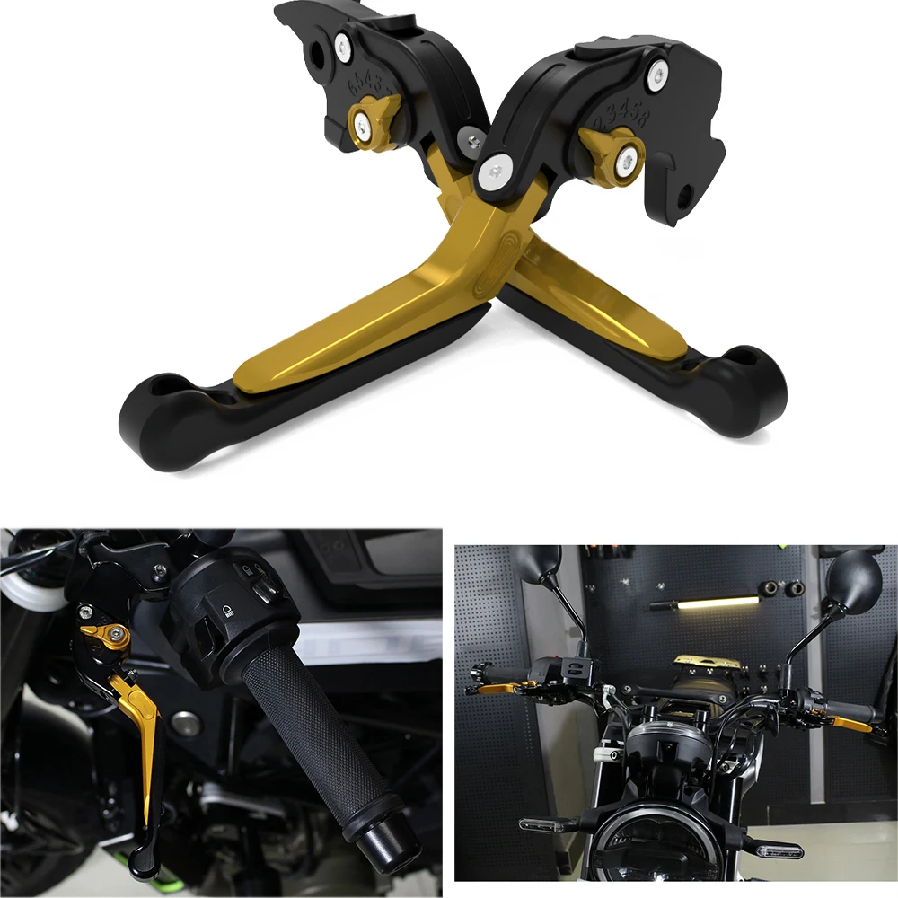 For EBR (Buell) 1190RS/SX 2014 2015 2016 Motorcycle Brake Clutch Levers  Handle CNC Aluminum Foldable Extendable Adjustable